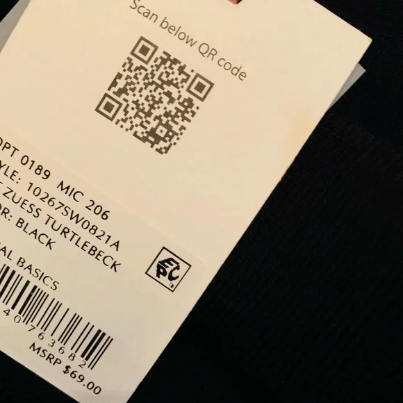 NWT Classic Merino Wool Turtleneck Sweater / 100% MERINO WOOL - Picture 11 of 16